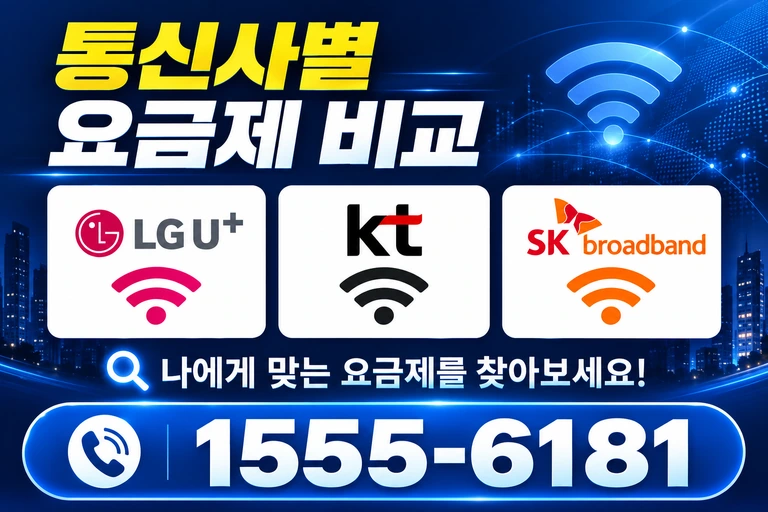 동해시 묵호동 통신사별 요금제 비교